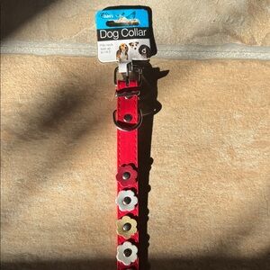 Duke's Dog Collar Fits Up to 14.5" NEW Red